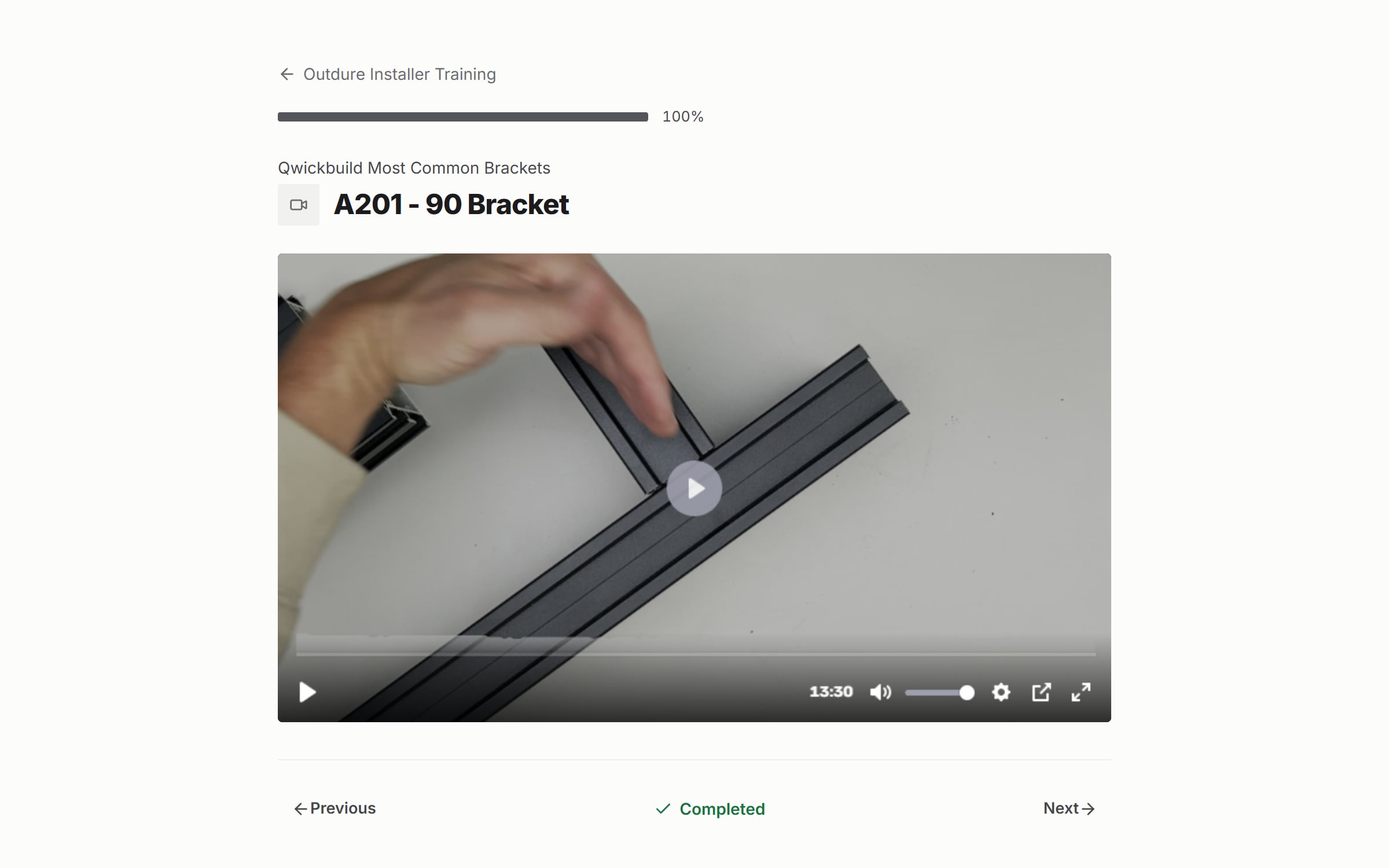 Academy — Outdure Installer Training (lessons & progress)